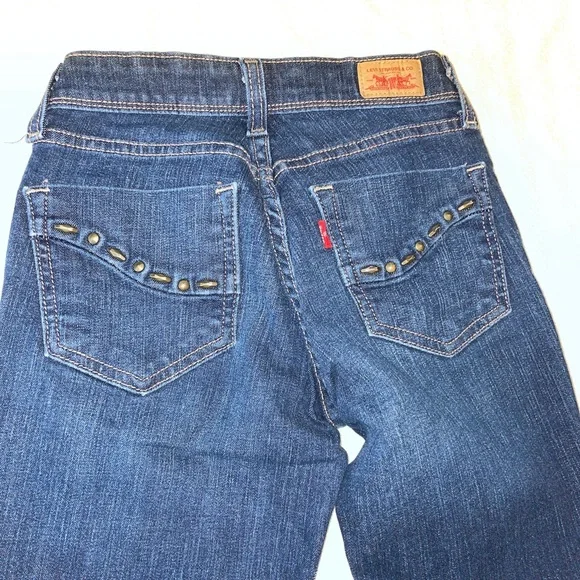 Levi’s 535 legging ladies size 1 blue jeans - Picture 4 of 6